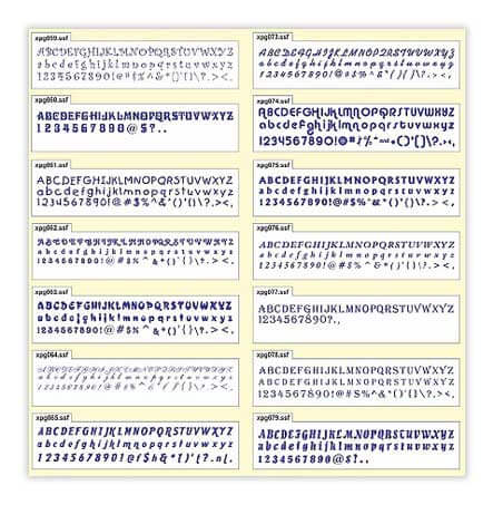 Font Catalog 2