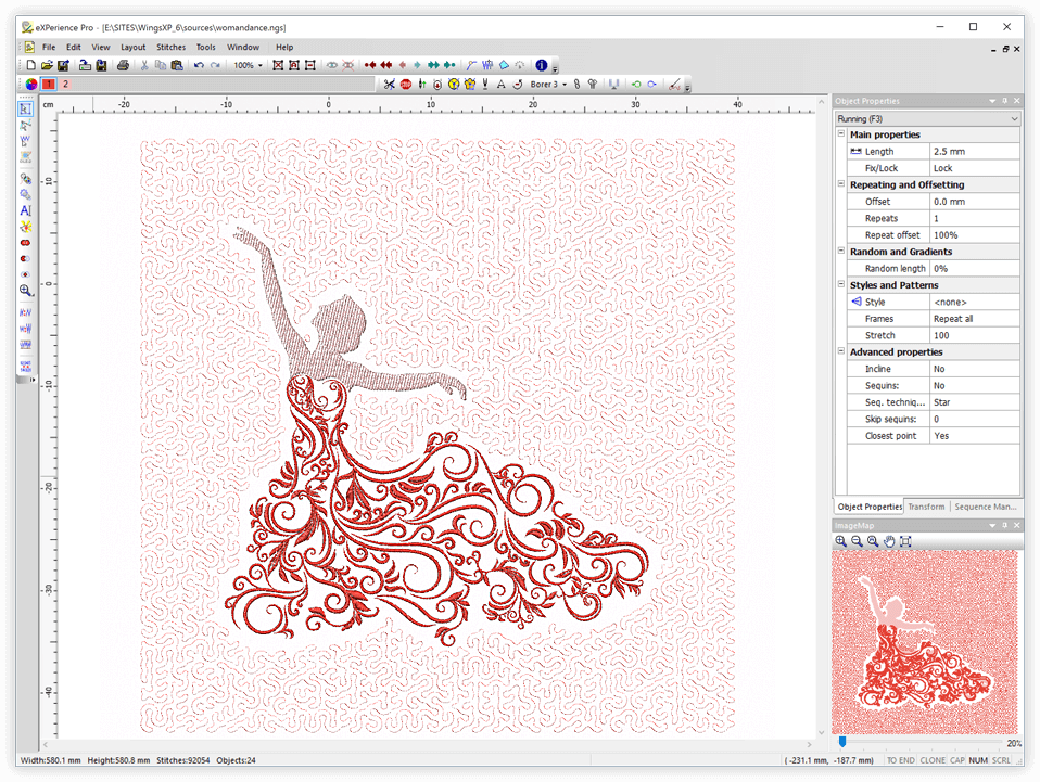 Stippling art - Fill areas with stippling stitches